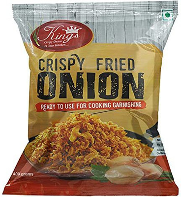 Kings CRISPY FRIED ONION IN SUNFLOWER OIL 400 GRM(2 x 200 g)