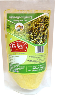 nanees' foods Moringa/Murungaillai Rice Powder | Moringa Dhal Powder | Instant Rice Mix | Healthy Rice Dhal Powder Combo(2 x 100 g)