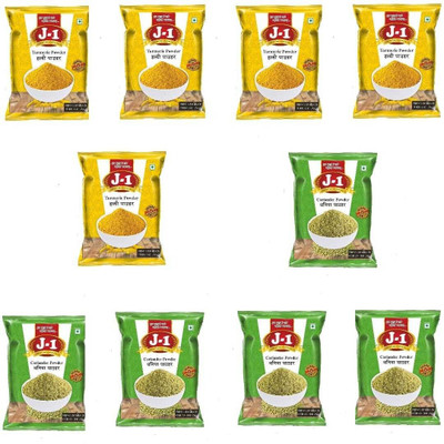 J-1 Turmeric Powder And Coriander Powder 50-50g ×5-5 Packet(10 x 50 g)