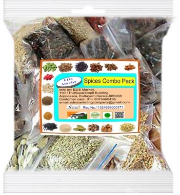 EDS Whole Spices Combo Pack/Garam Masala Packet/Biriyani Spice set-Total 250gm(250 g)