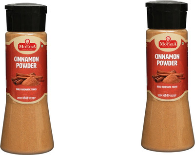 MOTABA Freshly Grounded Pure Cinnamon Powder, Dalchini Powder- Pack of 2(2 x 100 g)