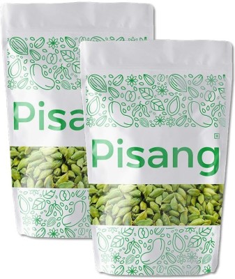 Pisang 8mm Bold Green Cardamom (Elaichi) - Premium Quality Handpicked(2 x 250 g)