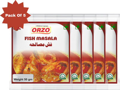 testofo Fish Masala Pack of 5 | Authentic Spices Blend for Rich & Flavorful(5 x 50 g)