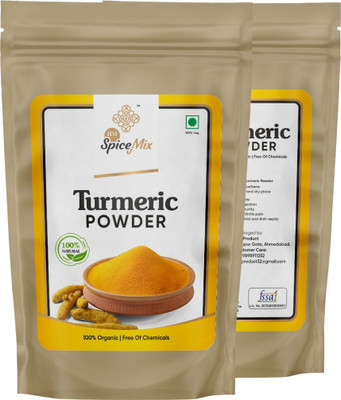 HM Spice Mix Turmeric Powder 200g (200g x 1) | Haldi Powder | Iron-Pounded| Ideal for Cooking(200 g)