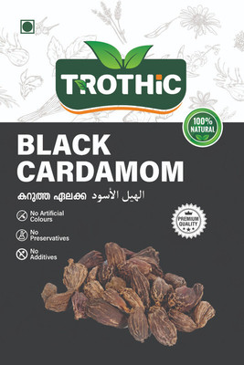 Trothic Spices Black Cardamom (Kaale Elaichi)(50 g)