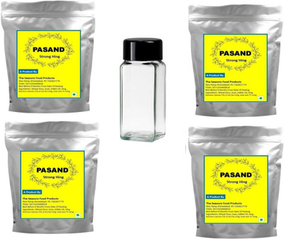THE SEASONS FOOD PRODUCTS Pasand Hing Powder Pack of 4(Each pack 100gm) AND Get Sprinkle jar free(4 x 100 g)