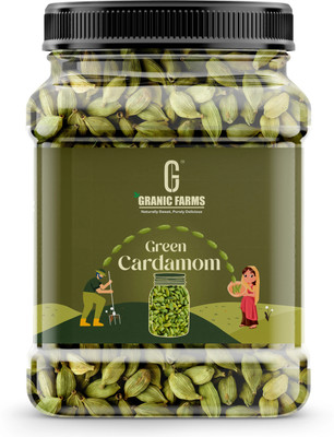 GRANIC FARMS Premium Whole Green Cardamom |Bold Elaichi | Hari Elaichi(100 g)