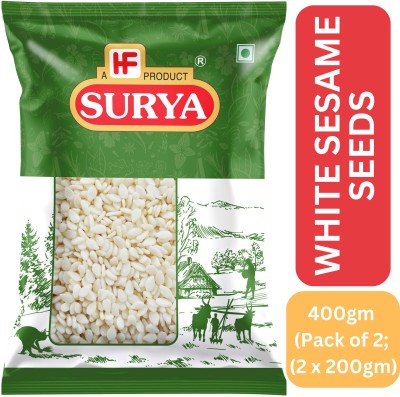 Surya 400gm SESAME (WHITE TILL) (Pack of 2; 200gm each)(2 x 200 g)