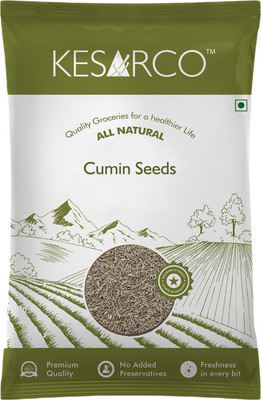 KESARCO Cumin (Jeera) Seeds - Premium Quality | 100% Natural | No Artificial Colours(500 g)