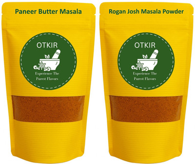 Otkir Home Made Paneer Butter Masala, Rogan Josh Masala Powder Combo Pack 100 GR Each(2 x 100 g)
