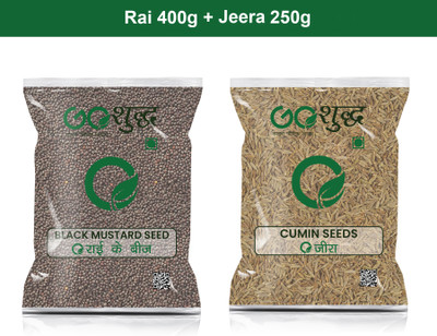 Goshudh Jeera 250gm & Rai 400gm Combo Pack 650g(650 g)