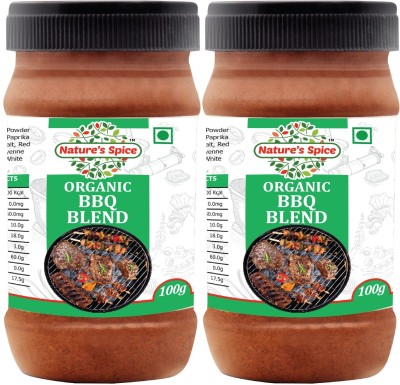 Nature's Spice Organic BBQ Blend Masala Powder - 200 Grams, Combo Pack of 2 x 100 Grams(2 x 100 g)