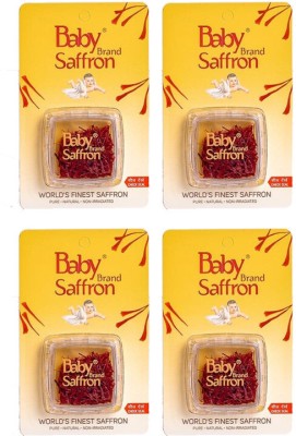 BABY BRAND SAFFRON Saffron (Kesar) Quality Value Pack Kashmiri Kesar For Pregnant Women(4*500mg)(4 x 0.5 g)