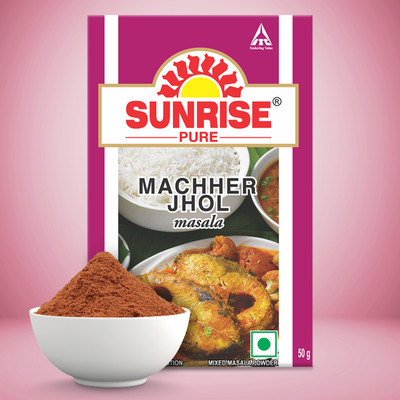 Sunrise Pure Machher Jhol Powder, Fish Curry Masala,(50 g)