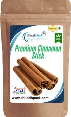 shuddhpack Premium Dalchini (Cinnamon Sticks) | Natural & Aromatic | Rich Flavor(100 g)