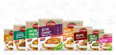 SATJUG Eight Masala Mix Combo Pack(8 x 55.25 g)