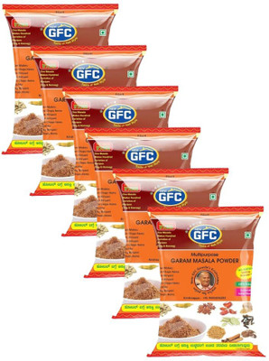 GFC Pure Premium Garam Masala Powder with (Recipe Book) -200gram pack of 6(3 x 0.4 kg)