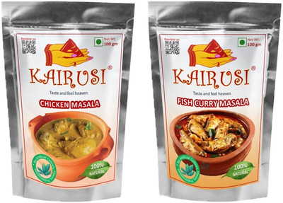 KAIRUSI Combo Pack Chicken Masala and Fish Curry Masala(2 x 100 g)