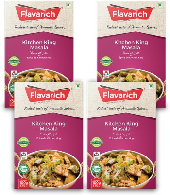 Flavarich Kitchen King Masala, Pack of 4, 100 Grams each(4 x 100 g)