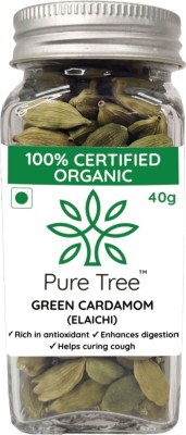 Pure Tree Certified Organic Elaichi | Green Cardamom(40 g)