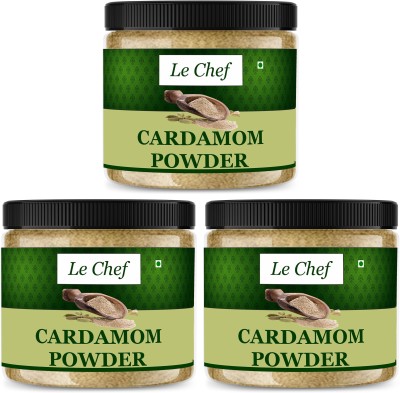 Le cHef Green Cardamom Powder | Hari Elaichi Powder |(3 x 150 g)