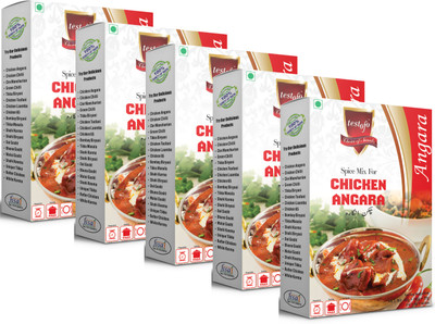 testofo Chicken Angara Masala 50 gm Pack of 5(5 x 50 g)