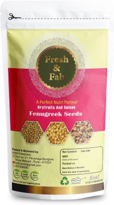 Fresh & Fab Masala Fenugreek Seeds (Methi Dana) - 100 gm(100 g)
