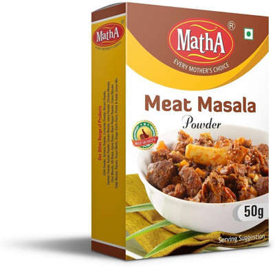 MathA Meat Masala Powder | No Added Preservatives | Prepare Delicious Meat Curry(50 g)