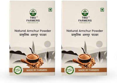 TWO FARMERS ORGANICS Natural & Fresh Dry Mango / Amchur Powder(2 x 100 g)