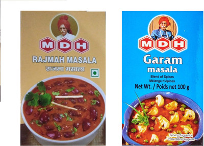 MDH Garam Masala + Rajmah Masala Combo Pack of 2(2 x 100 g)