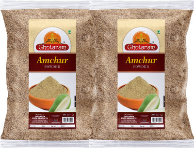 GHOTARAM Alphonso Dry Mangoes Powder / Amchur Powder / Amchoor Aamchur Powder-150Gx2Pk(2 x 150 g)