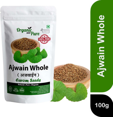 Organic and Pure Ajwain Carom Seeds (Zip Pack)(100 g)