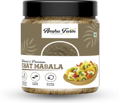 anshu farm Chat Masala | Tangy & Spicy Blend | Enhances Snacks, Fruits & Salads(100 g)