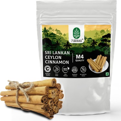 7 Sizzles Ceylon Cinnamon Stick / Dalchini / Fresh True SriLankan M4 GRADE Quills(50 g)