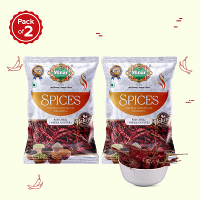 Minar Red Chilli Guntur(2 x 100 g)