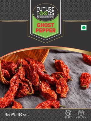 Future Foods Ghost Pepper / Dry Red Chilli Are Great For Making Hot Sauces.(50 g)