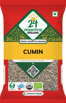 24 mantra ORGANIC Organic Cumin Seed/Jeera/Jeelakarra(100 g)