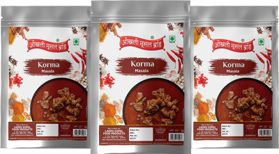 okhli musal brand Chicken Meat Mutton Korma/Qorma Masala80Gx3Pkt|(3 x 80 g)