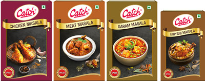 Catch Meat, Chicken, Garam, Biryani Masala Combo(4 x 87.5 g)