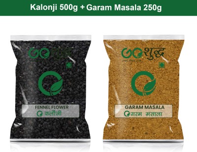 Goshudh Garam Masala 250gm & Kalonji 500gm Combo Pack 750g(750 g)