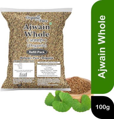 Organic and Pure Ajwain Carom Seeds (Refill Pack)(100 g)