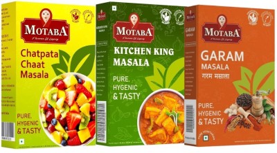 motaba masala Garam Masala, Kitchen King Masala, Chatpata Chat Masala Combo Pack Of 3(3 x 100 g)