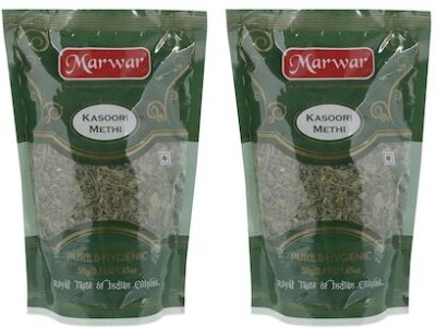 Marwar Premium Kasuri Methi, Dry Fenugreek Leaves(50g Each)(2 x 50 g)