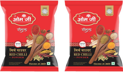 JEE OM JEE RED CHILLI POWDER 1KG (PACK OF 2)(2 x 1 kg)