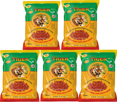 Yellow Tiger Longi MIrch Powder,Kanthari Mulaku,Jeerige Menasu(5 x 1 kg)