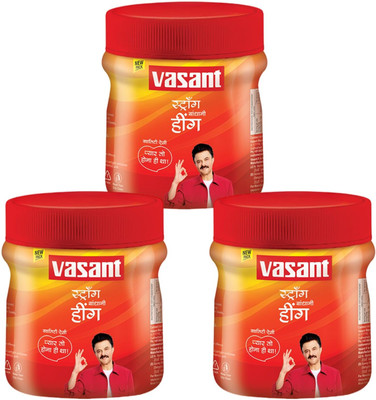 VASANT Strong Hing (Asafoetida) 150Gm Combo - Pack of 3 Each 50Gm | Bandhani Hing(3 x 16.67 g)