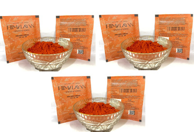 himalayan spices and herbs Red Chilli Powder Pure & Natural | Rich Taste & Aroma Combo Pack(3 x 100 g)