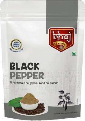 Bhoj Masale Fresh and Natural Black Pepper Powder Kali Mirch Powder No Artificial Additive(200 g)
