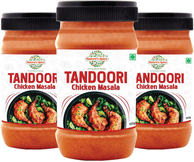 Nature's Spice Tandoori Chicken Masala - 300 Grams, Combo Pack of 3 x 100 Grams(3 x 100 g)