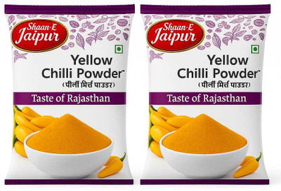 Shaan-E Jaipur Yellow Chilli Powder 50g | Pure, Natural & Authentic Rajasthani Spice|Pack of 2|(2 x 50 g)